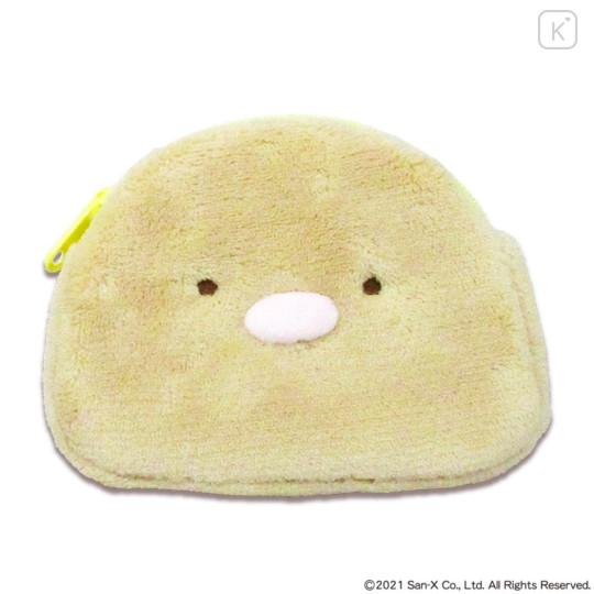 Japan San-X Face-shaped Pouch - Sumikko Gurashi : Tonkatsu Fried Pork - 1