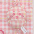 Japan Chiikawa Tote Bag With Plush Mascot - Chiikawa : Check Pink - 2