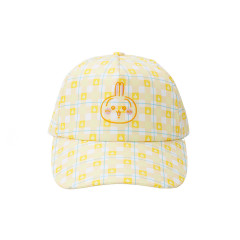 Japan Chiikawa Baseball Cap - Usagi : Check Yellow