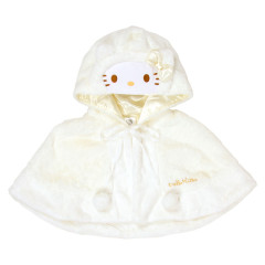 Japan Sanrio Hooded Mini Cape - Hello Kitty : White