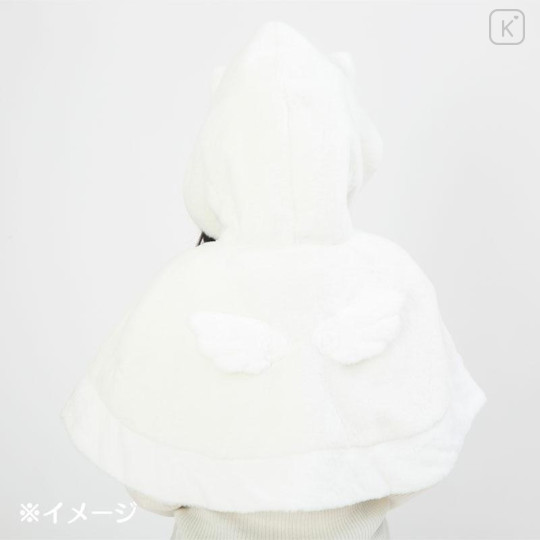 Japan Sanrio Hooded Mini Cape - Hello Kitty : White - 6