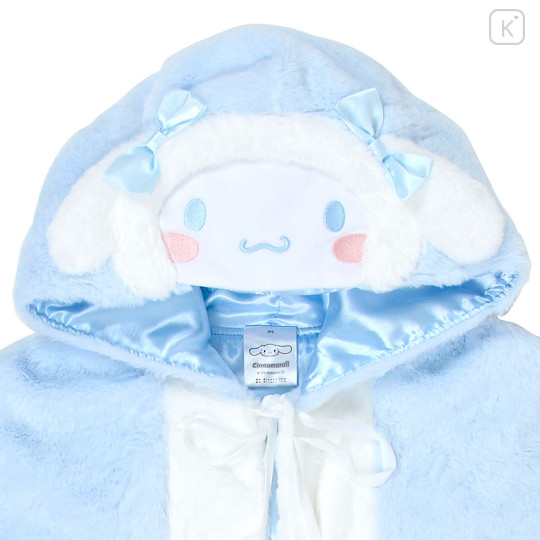 Japan Sanrio Hooded Mini Cape - Cinnamoroll : Blue - 3
