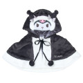 Japan Sanrio Hooded Mini Cape - Kuromi : Black - 1