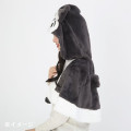 Japan Sanrio Hooded Mini Cape - Kuromi : Black - 5