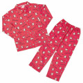 Japan Sanrio Long Sleeve Shirt Pajamas (M) - Hello Kitty : Bear Red - 1
