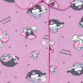 Japan Sanrio Long Sleeve Shirt Pajamas (M) - Kuromi & My Melody : Good Dream Purple - 4