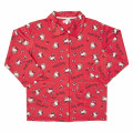 Japan Sanrio Long Sleeve Shirt Pajamas (L) - Hello Kitty : Bear Red - 2