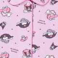 Japan Sanrio Long Sleeve Shirt Pajamas (L) - Kuromi & My Melody : Good Dream Pink - 4
