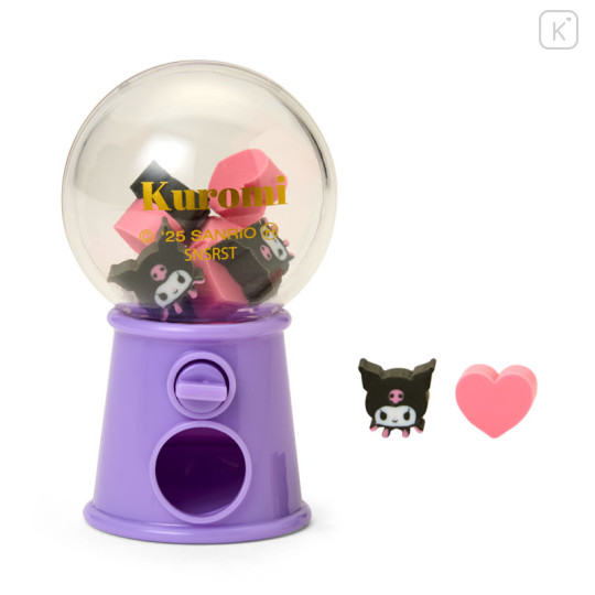 Japan Sanrio Mini Eraser Gacha - Kuromi : Heart - 1