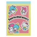 Japan Sanrio Mini Notepad - Characters Petit Collection Pink Mint - 1