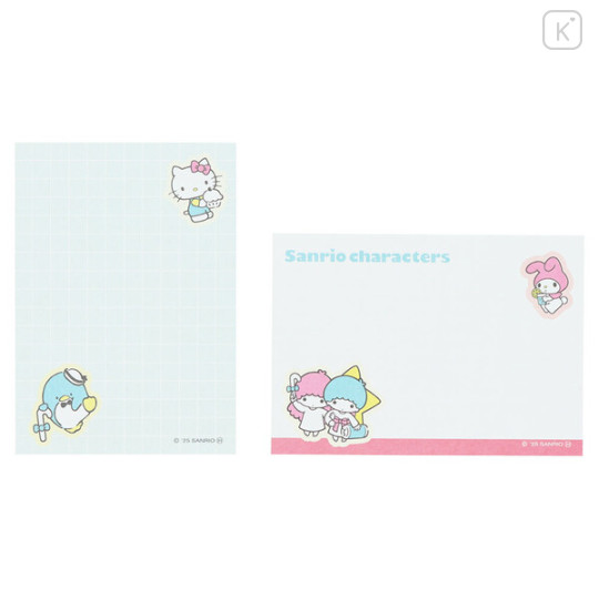 Japan Sanrio Mini Notepad - Characters Petit Collection Pink Mint - 2