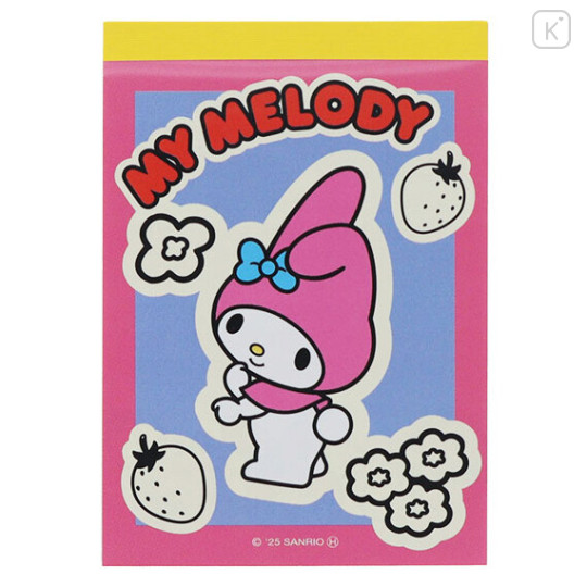 Japan Sanrio Mini Notepad - My Melody : Petit Collection Pink - 1