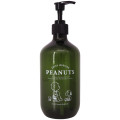Japan Peanuts Soap Dispenser Bottle - Snoopy & Woodstock : Bath Time Dark Green - 1