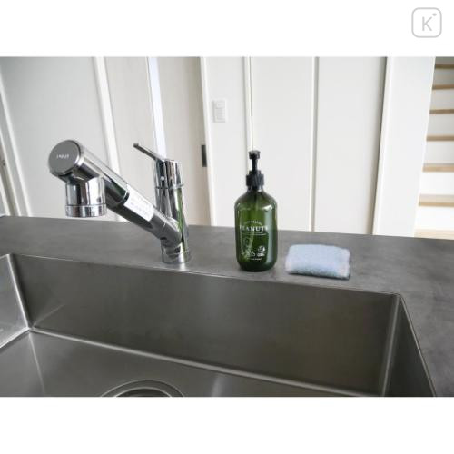 Japan Peanuts Soap Dispenser Bottle - Snoopy & Woodstock : Bath Time Dark Green - 6