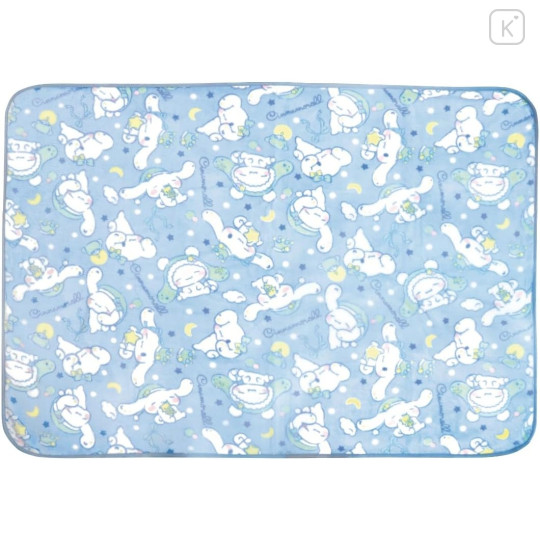 Japan Sanrio Fluffy Throw Blanket - Cinnamoroll : Sweet Dream Blue - 1