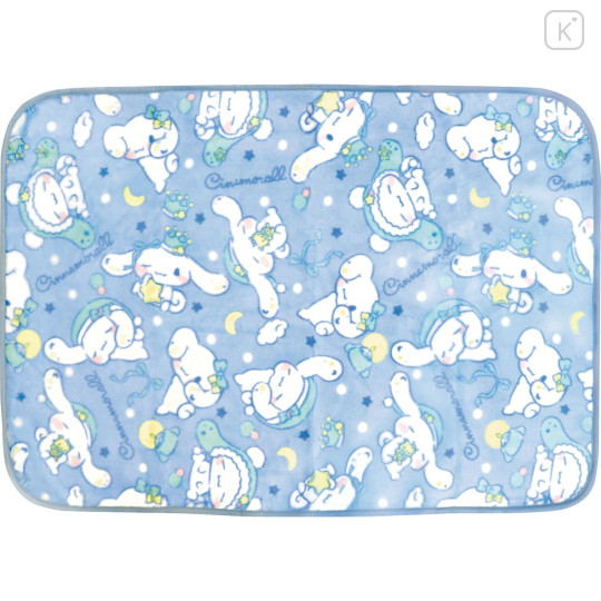 Japan Sanrio Fluffy Lap Blanket - Cinnamoroll : Sweet Dream Blue - 1