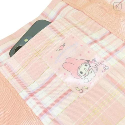 Japan Sanrio 2 Way Mini Tote Bag - My Melody : 50th Anniversary Frill Pink - 4
