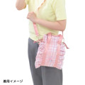 Japan Sanrio Shoulder Crossbody Bag - My Melody : 50th Anniversary Frill Pink - 5