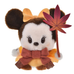 Japan Disney Store Urupocha-chan Plush - Minnie : Autumn Maple Leaf