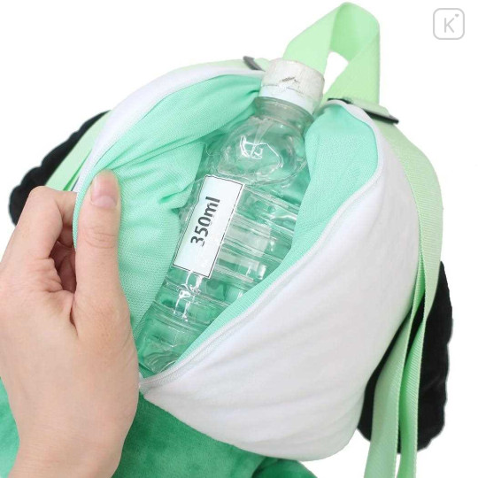 Japan Sanrio Plush Backpack - Pochacco : Sitting Green - 3