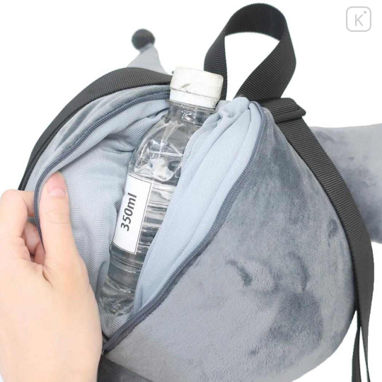 Japan Sanrio Plush Backpack - Kuromi : Sitting - 3