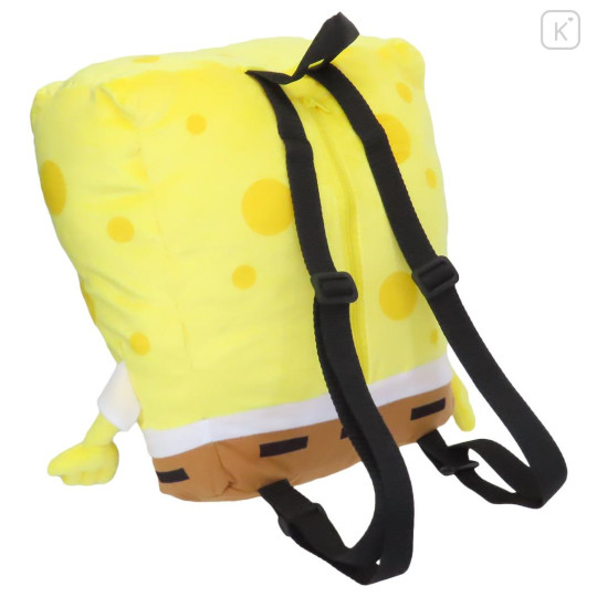 Japan Spongebob SquarePants Plush Backpack - Sitting - 2
