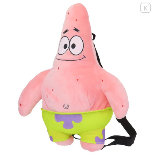 Japan Spongebob SquarePants Plush Backpack - Patrick Star : Sitting - 1