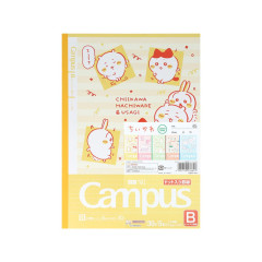Japan Chiikawa Campus Notebook Set B-Ruled - Happy Moment