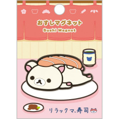 Japan San-X Rubber Magnet - Korilakkuma : Anytime Sushi
