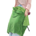 Japan Moomin Fluffy Hooded Blanket - Snufkin : Green - 5