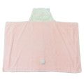 Japan Sanrio Fluffy Hooded Blanket - Hello Kitty : Pink - 2
