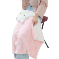 Japan Sanrio Fluffy Hooded Blanket - Hello Kitty : Pink - 5