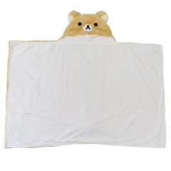 Japan San-X Fluffy Hooded Blanket - Rilakkuma
