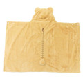 Japan San-X Fluffy Hooded Blanket - Rilakkuma - 2