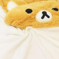 Japan San-X Fluffy Hooded Blanket - Rilakkuma - 3
