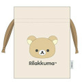 Japan San-X Plush Drawstring Bag - Rilakkuma - 1