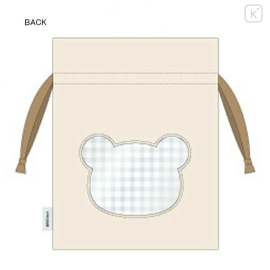 Japan San-X Plush Drawstring Bag - Rilakkuma - 2