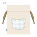 Japan San-X Plush Drawstring Bag - Rilakkuma - 2