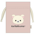 Japan San-X Plush Drawstring Bag - Korilakkuma - 1