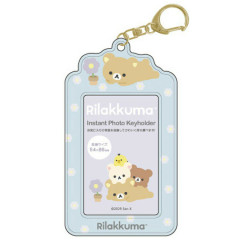 Japan San-X Instant Photo Keychain - Rilakkuma