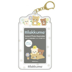 Japan San-X Instant Photo Keychain - Chairoikoguma & Korilakkuma & Rilakkuma : A