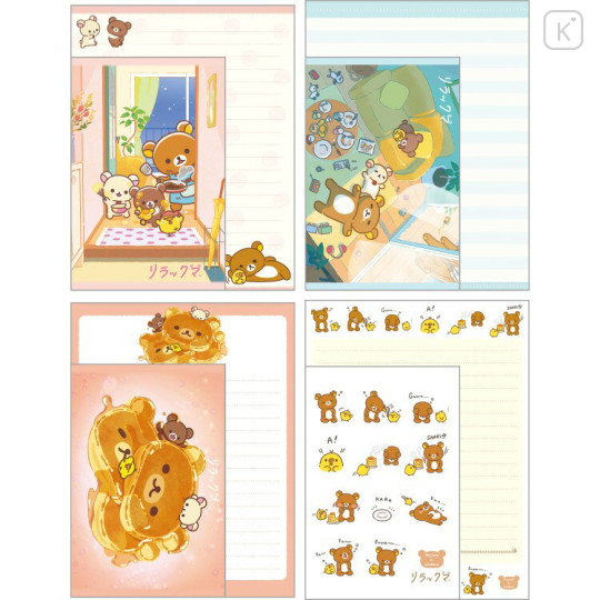 Japan San-X Letter Envelope Set - Rilakkuma : Rilakkuma Stay with Me Cooking - 2