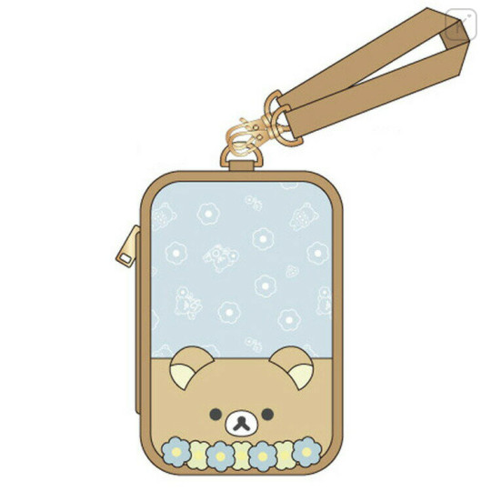 Japan San-X Fluffy Plush Pouch - Rilakkuma - 1