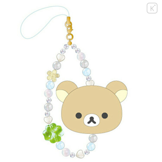 Japan San-X Face Mascot Strap - Rilakkuma - 1