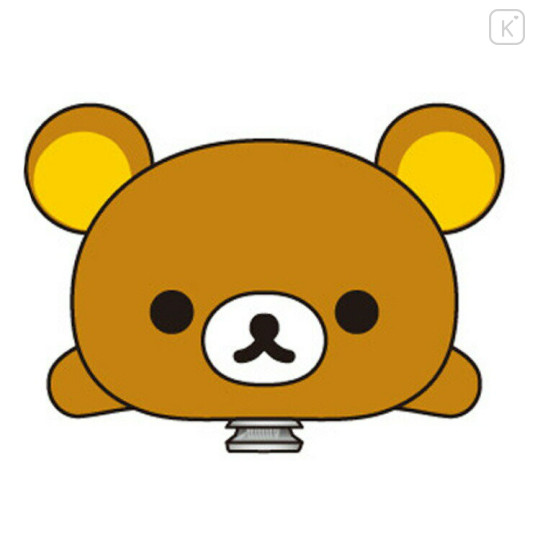 Japan San-X Lying Down Plush Toy Clip - Rilakkuma - 1