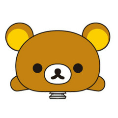 Japan San-X Lying Down Plush Toy Clip - Rilakkuma