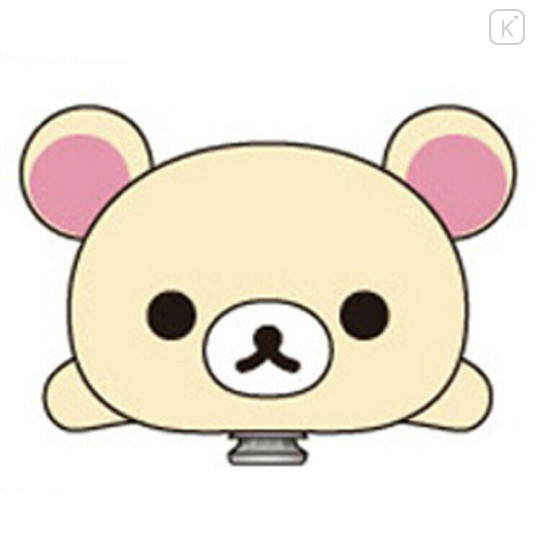 Japan San-X Lying Down Plush Toy Clip - Korilakkuma - 1