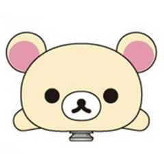 Japan San-X Lying Down Plush Toy Clip - Korilakkuma