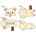 Japan San-X Lying Down Plush Toy Clip - Korilakkuma - 2