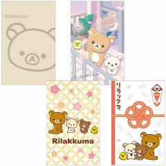 Japan San-X Mini Envelope Set - Rilakkuma : Rilakkuma Stay with Me